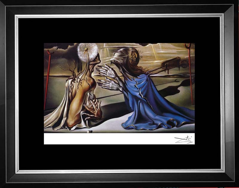 Salvador Dali (Spanish 1904-1989) color plate lithograph on paper: Salvador Dali (Spanish 1904-1989) color plate lithograph on paper Approx 24x20 inches Custom framed and includes certificate. Art Artwork Artist.