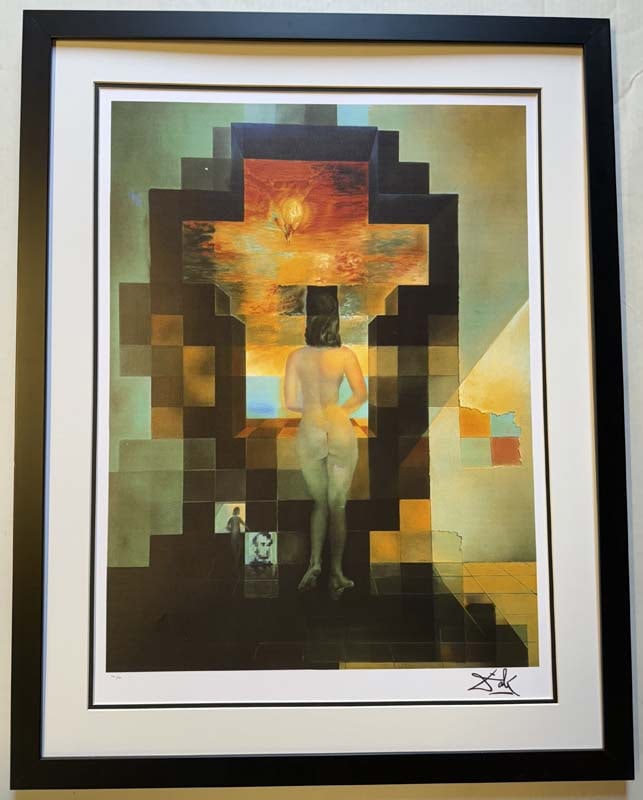 Salvador Dali (Spanish 1904-1989) Lincolnvision Limited Edition Lithograph: Salvador Dali (Spanish 1904-1989) Lincolnvision Limited Edition LithographSalvador Dali Lincolnvision Limited Edition Lithograph Signed and numbered by the artist in the plate. This comes custom frame