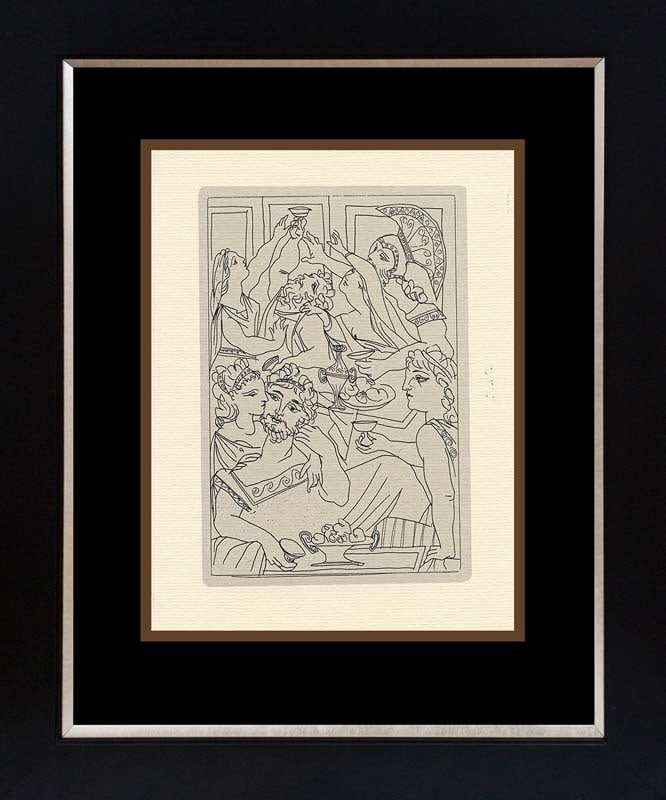 Picasso (Spanish 1881-1973) Lithograph Vollard Collection 1956: Pablo Picasso (Spanish 1881-1973) Original Lithograph 1956 from Germany Vollard Collection. These 1956 Picasso Lithographs are highly sought after. Includes certificate of authenticity. Approx 18x22