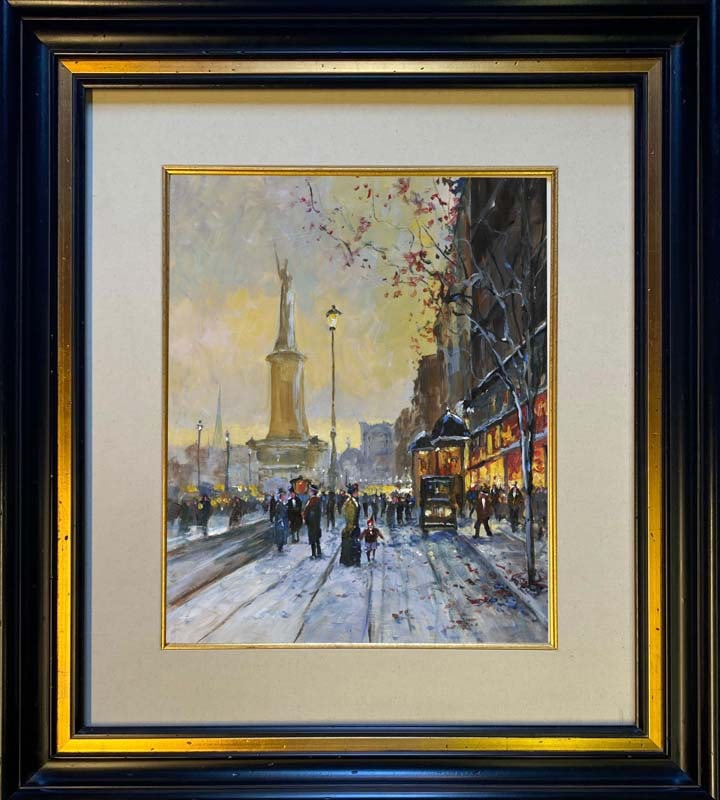 Michael Schofield (American 1947) Original on canvas: Michael Schofield (American 1947) Original Painting on canvas. Approx. 40x30 inches. One-of-a-kind original. Hand signed by the artist. Includes certificate of authenticity. This work was purchased di