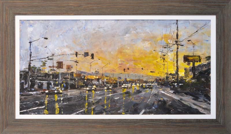 Jorn Fox (American 1954) Original oil painting on canvas by Jorn Fox (American 1954) image size 48: Original oil painting on canvas by Jorn Fox (American 1954) image size 48 x 24 inches. On canvas One-of-a-kind original. Hand signed by the artist. Comes custom framed Includes certificate. This work 