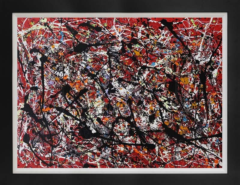 Michael Schofield (American 1947) Original painting Abstract on canvas Michael Schofield: Michael Schofield (American 1947) Original Painting on canvas. One of a kind Original Hand signed by the artist. Approx image size 30 x 40 inches. One-of-a-kind original. Includes certificate This wor