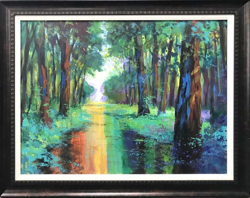 Michael Schofield (American 1947) Original Painting on canvas landscape: Michael Schofield (American 1947) Original Painting on canvas. Approx 40x30 inches image. Includes certificate of authenticity. This work was purchased directly from the artist. Art Artwork Artist.