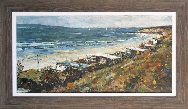 Jorn Fox (American 1954) Original oil painting on canvas by Jorn Fox (American 1954) image size 48: Original oil painting on canvas by Jorn Fox (American 1954) image size 48 x 24 inches. On canvas One-of-a-kind original. Hand signed by the artist. Comes custom framed. Includes certificate. This work