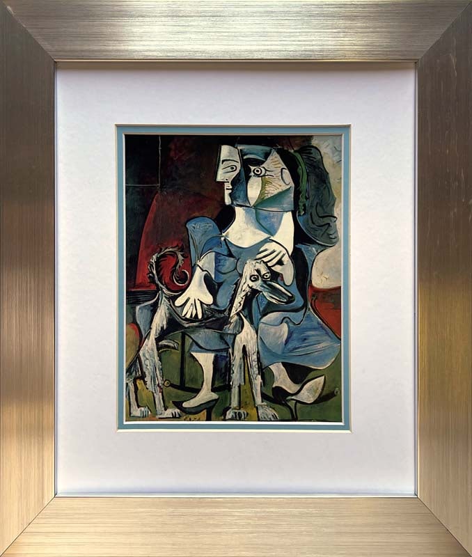 Pablo Picasso (Spanish 1881-1973) color Plate Lithograph from 1970: Pablo Picasso (Spanish 1881-1973) color Plate Lithograph from 1970Pablo Picasso color plate Lithograph from 1970 and signed in the plate. Custom framed and includes documentation. Approx 22x20 inches.