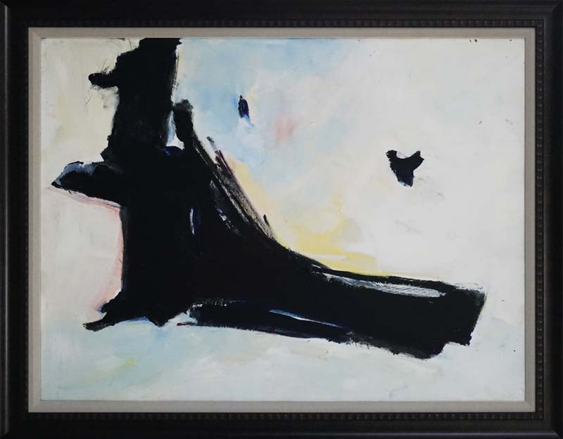 Michael Schofield (American 1947) Original painting abstract on board Abstract: Homage to Franz Kline by Michael Schofield (American 1947) Original on board. Hand signed by the artist. Approx 36 x 48 inches. One-of-a-kind original. Includes certificate of authenticity. This work 
