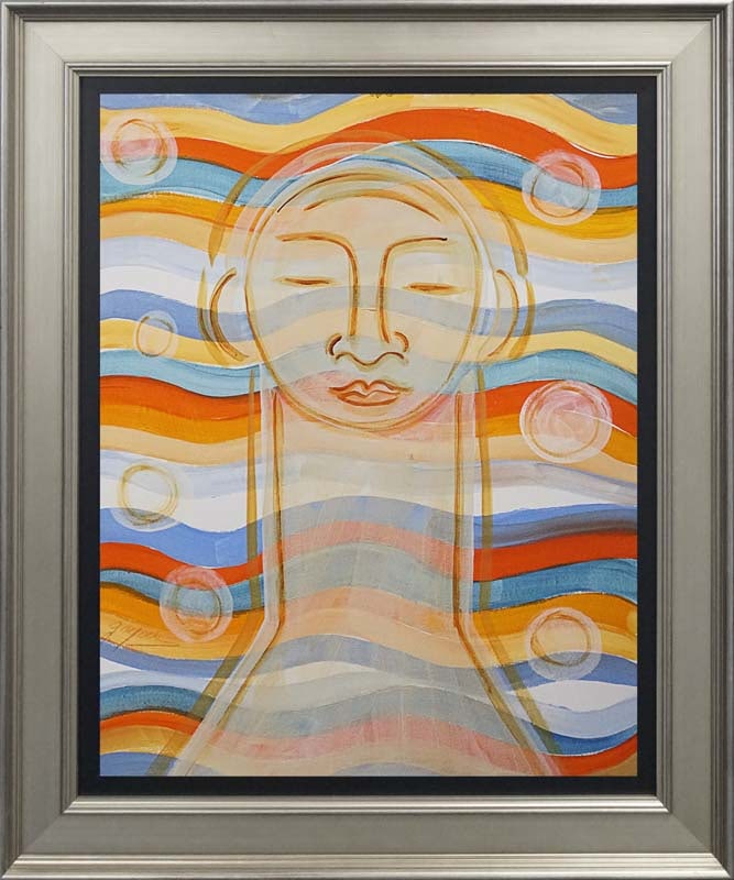 Gaylord Soli (American 1939) Original Painting on canvas by Gaylord Soli (American 1939): Gaylord Soli (American 1939) Original Painting on canvas by Gaylord Soli - Original acrylic on canvas One of a kind. Hand signed by the artist. 38 x 34 inches. Approx image size. Includes Certificate 
