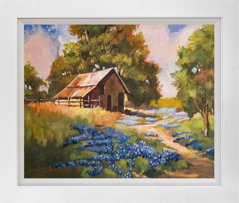 David Lloyd Glover (American 1949) The old texas relic Hand Embellished Painting Limited Edition on: The old texas relic Hand Embellished Painting Limited Edition on canvas David Lloyd Glover. Hand signed by the artist. On canvas image size. Approx image size 18 x 24 inches Custom framed and includes