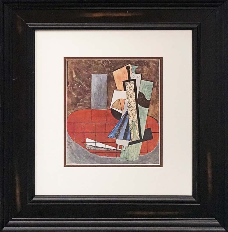 Pablo Picasso (Spanish 1881-1973) Lithograph from 1972: Pablo Picasso (Spanish 1881-1973) Color Plate Lithograph Approx 26x20 inches. Custom framed. Includes Certificate of Authenticity. Art Artwork Artist.