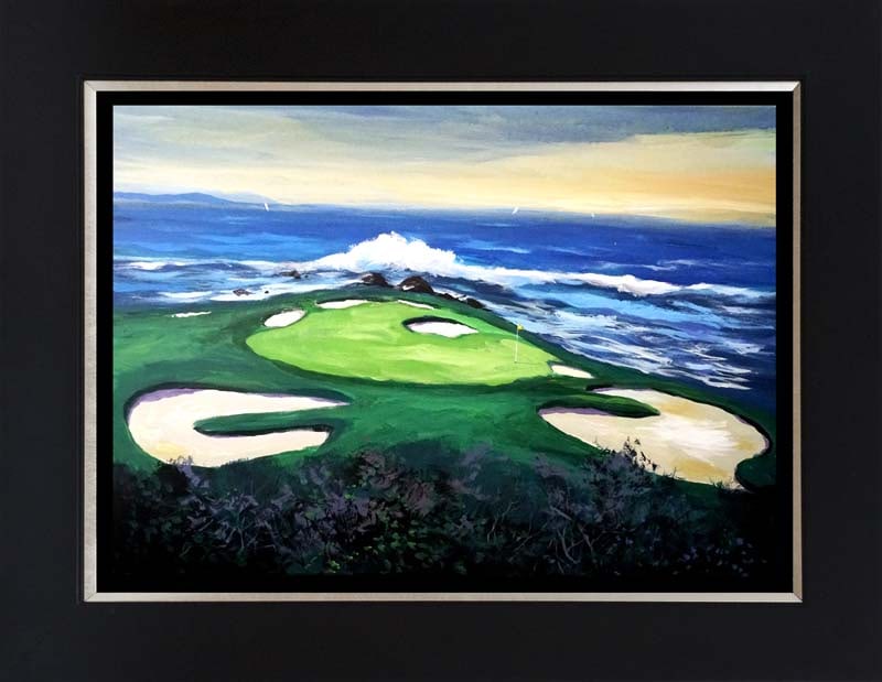 Golf Michael Schofield (American 1947) Original Painting on canvas: Michael Schofield (American 1947) Original Painting on canvas Approx 40 x 30 inches Custom framed and Includes documentation One of a kind. Hand signed by the artist. This work was purchased directly 