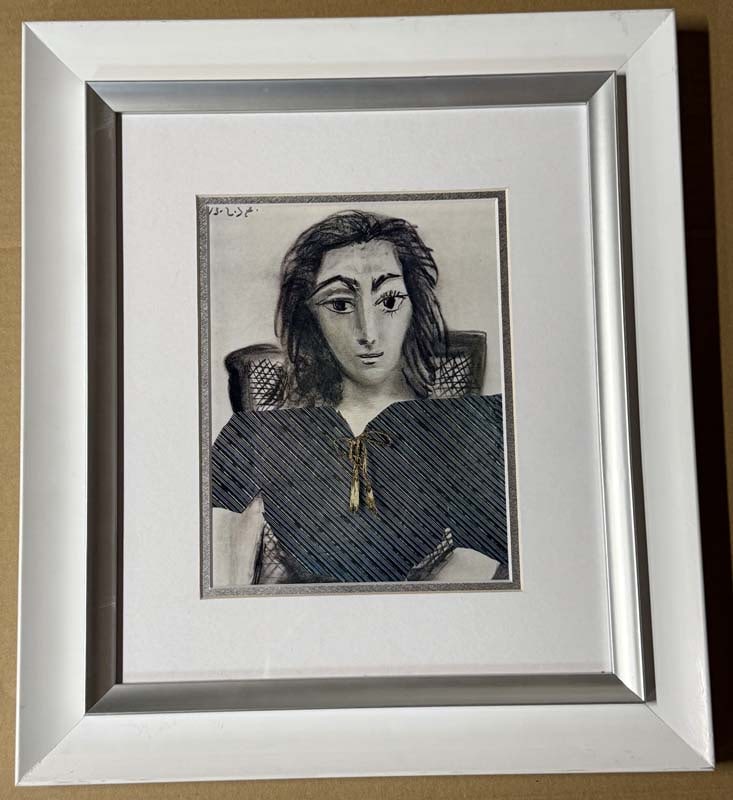 Pablo Picasso (Spanish 1881-1973) Color Plate Lithograph: Pablo Picasso (Spanish 1881-1973) Color Plate lithograph from 1961 Paris. Image size 16 x 10 inches. Approx. 24 x 20 inches overall. Custom framed Includes documentation. Art Artwork Artist.