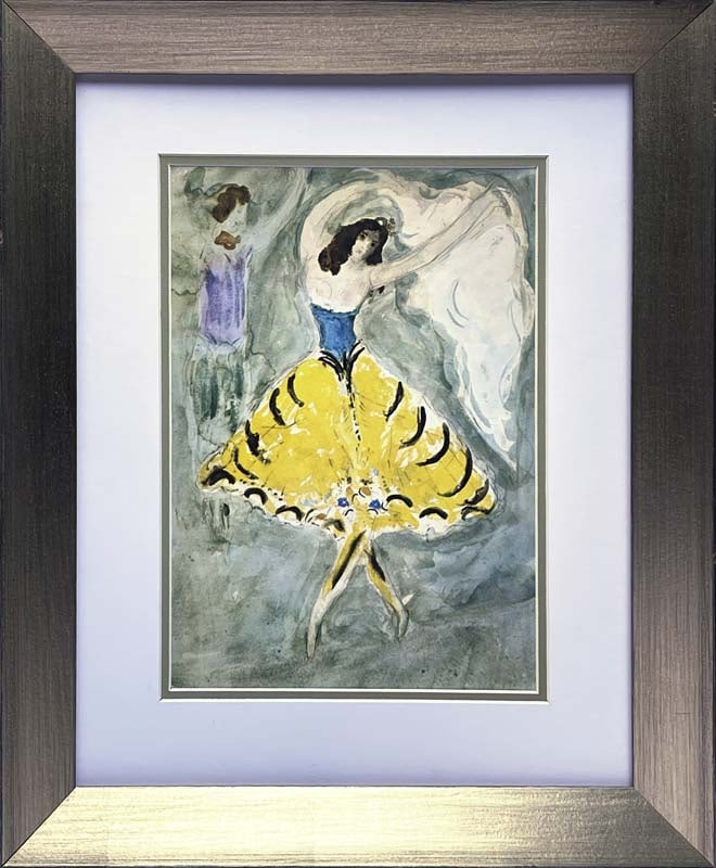 Marc Chagall (Russian-French 1887-1985) Marc Chagall Lithograph from 1970: Marc Chagall (Russian-French 1887-1985) Marc Chagall lithograph from 1970 France Approx 24x20 inches. Includes certificate. Custom framed. Art Artwork Artist.