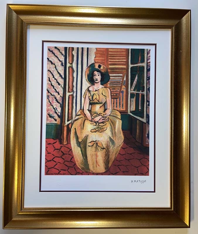 Henri Matisse (French 1869-1954) Collection Domaine Edition: Henri Matisse (French 1869-1954) Collection Domaine Edition Henri Matisse Collection Domaine Edition Approx 22x18 inches Includes documentation Custom framed Art Artwork Artist.
