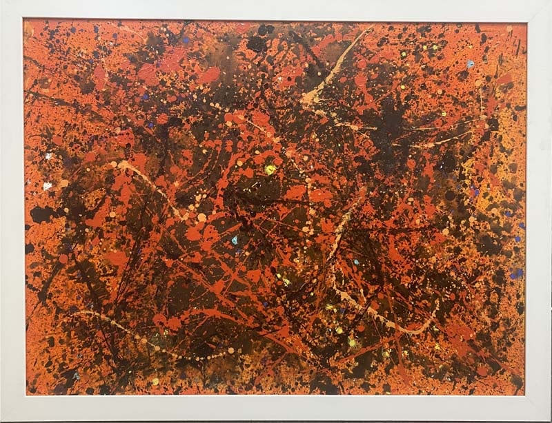Michael Schofield (American 1947) Original Abstract on canvas Michael Schofield: Michael Schofield (American 1947) Original on canvas Hand signed by the artist. Approx 40 x 30 inches. One of a kind original. Includes certificate. Custom framed. This work was purchased directly fro