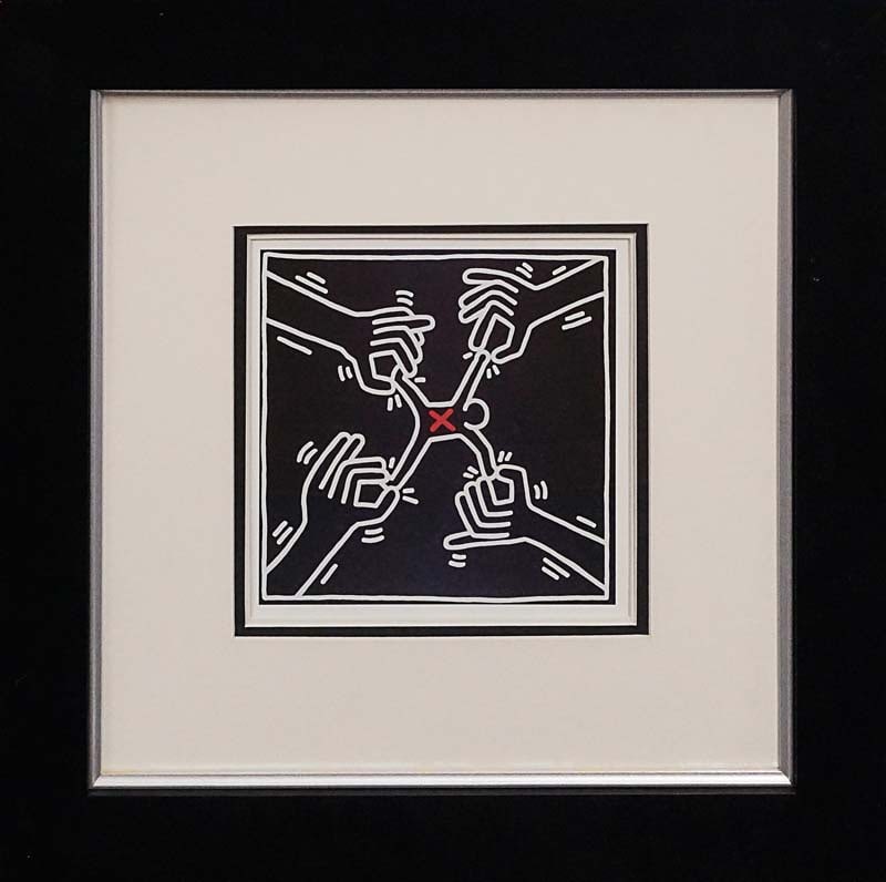 Keith Haring (American 1958-1990) color Plate Lithograph (1 of 1)