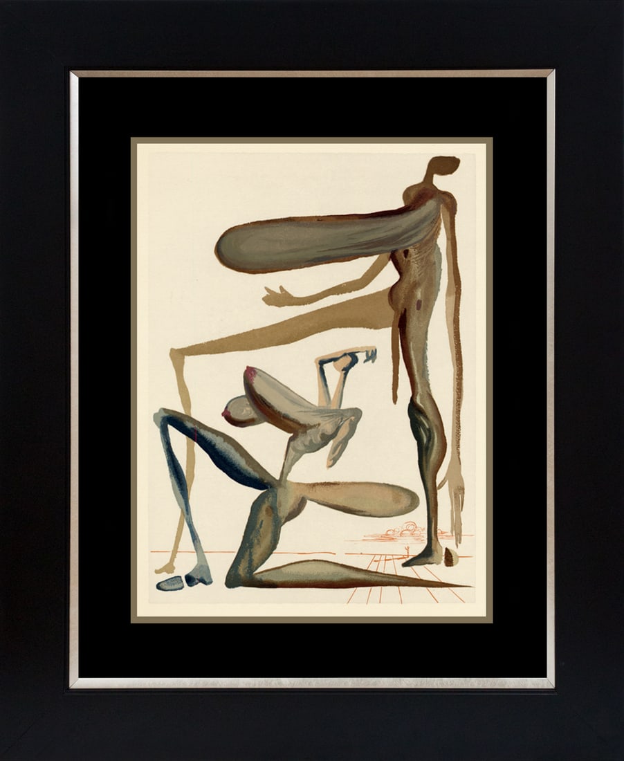 Salvador Dali (Spanish 1904-1989) Wood block Divine Comedy 1964 (1 of 1)