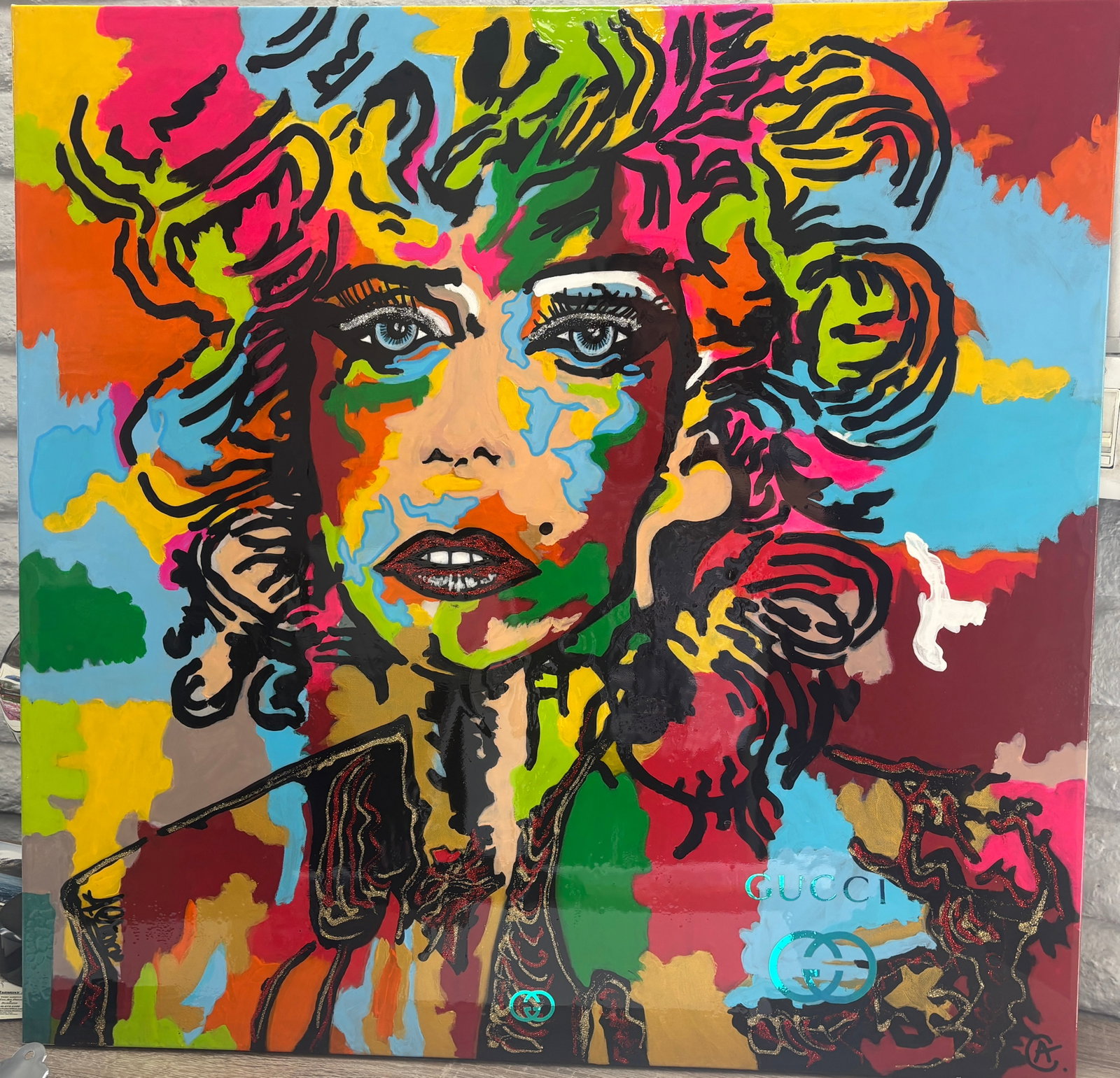 Original oil painting on canvas by Art Chorny (American - Ukranian 1965): Original Painting on canvas by Art Chorny Approx 30x30 inches image size One of a kind original Hand signed by the Artist and includes certificate of authenticity. Art Artwork Artist.