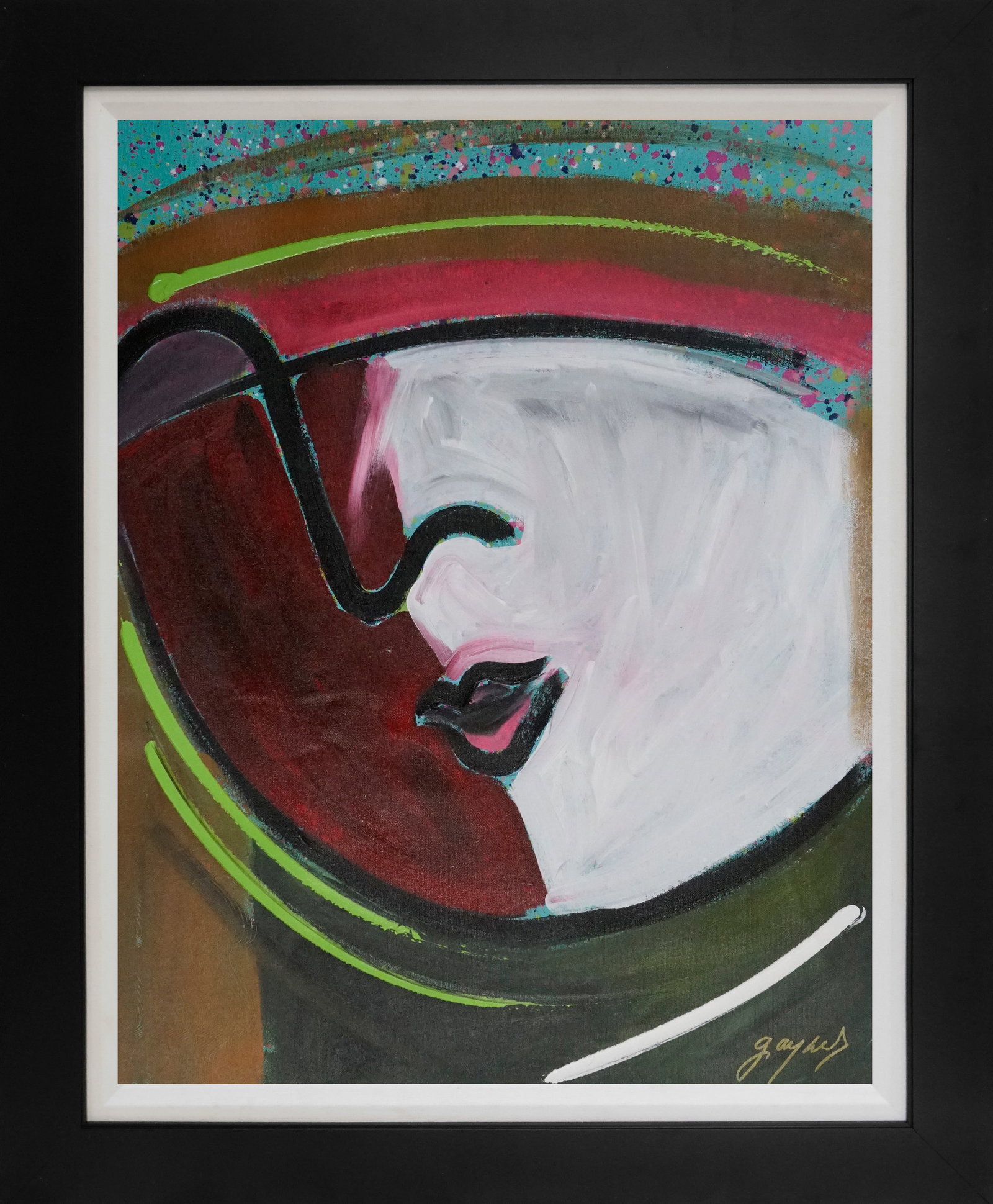 Gaylord Soli (American 1939) Original Painting on canvas: Gaylord Soli (American 1939) Original Painting on canvas. One of a kind. Hand signed by the artist. Approx 30 x 34 inches image size. Includes Certificate of Authenticity. Custom framed This work was 