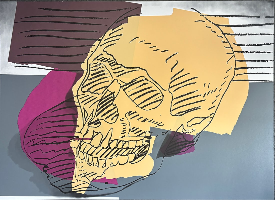 Andy Warhol (American 1928-1987) Skulls Serigraph Working trial proof 1976 (1 of 1)