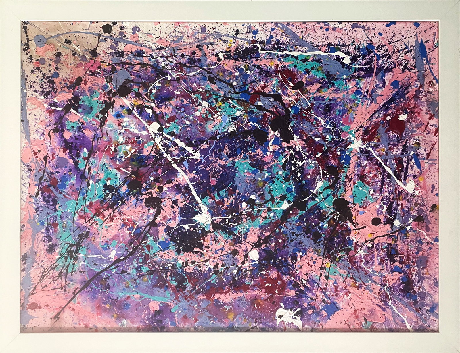 Michael Schofield (American 1947) Original painting Abstract on canvas by Michael Schofield (1 of 1)