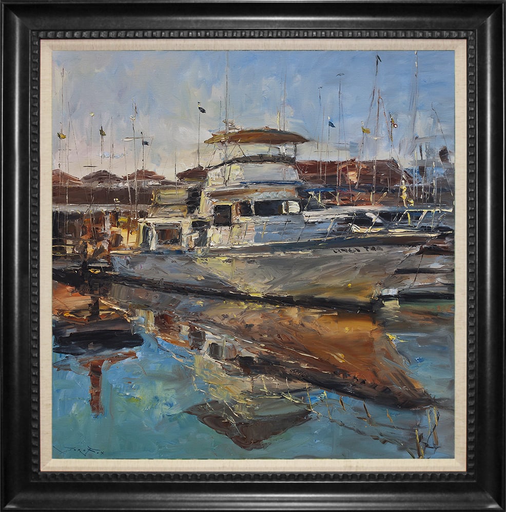 Jorn Fox (American 1954) Original oil painting on canvas. (1 of 1)