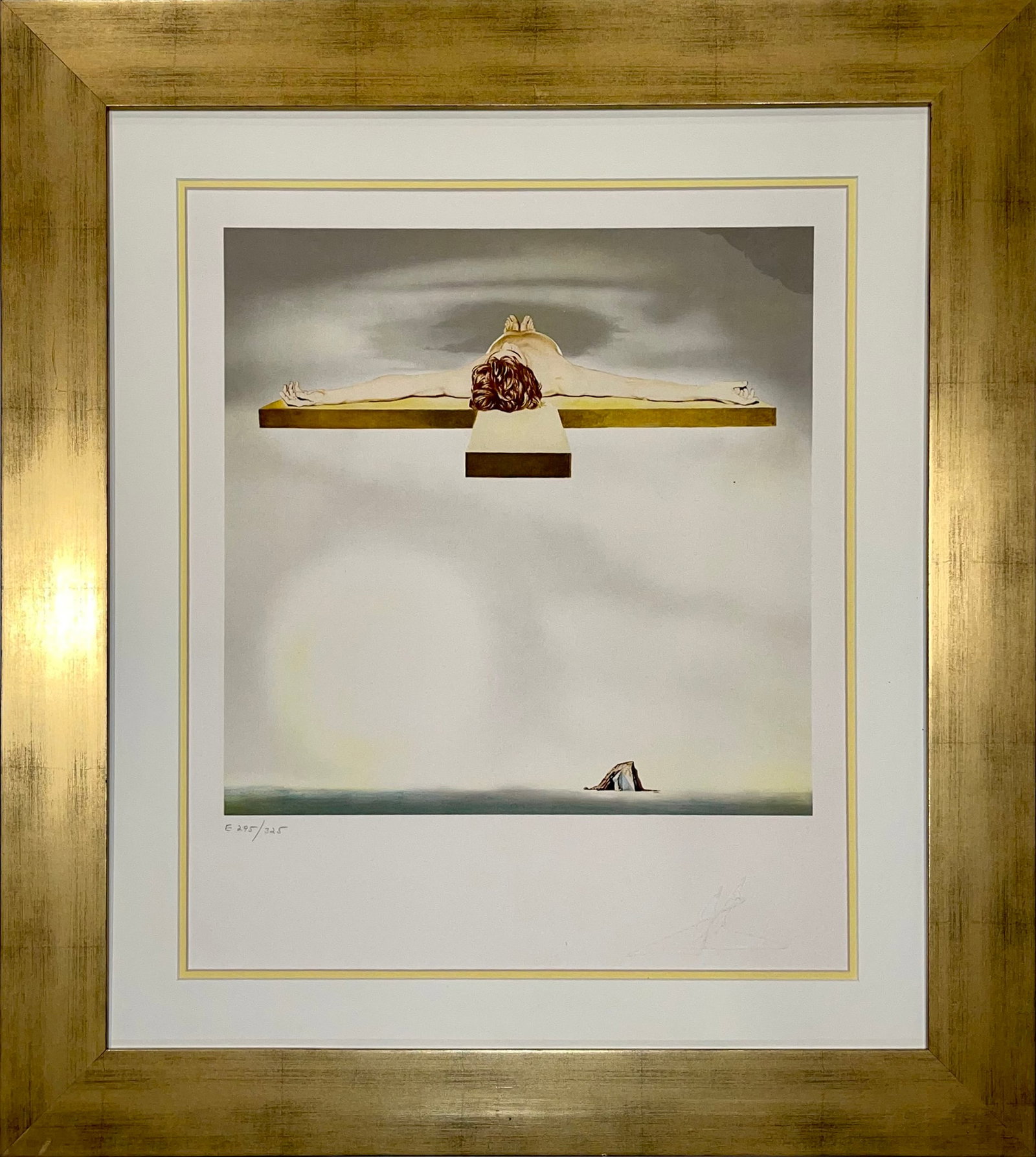 Salvador Dali (Spanish 1904-1989) Limited Edition Embossed Lithograph: Limited Edition Lithograph Salvador Dali (Spanish 1904-1989) Embossed Signature. Hand signed Approx 24x18 inches Custom framed and includes documentation Art Artwork Artist.