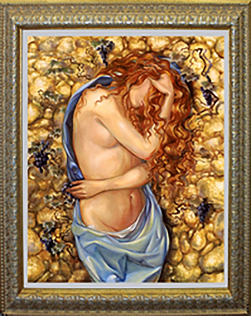Arina Mixed Media Original Painting on canvas Unveiling: Mixed media Original Painting on canvas by Arina. This is a one-of-a-kind original. Hand signed by the artist. Approx 24x30 inches. Includes certificate of authenticity. This work was purchased direct