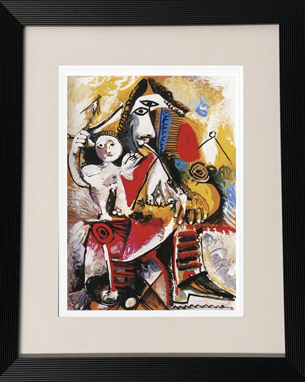 Pablo Picasso (Spanish 1881-1973) Color Plate Lithograph: Pablo Picasso (Spanish 1881-1973) color plate lithograph Approx 24x20 inches custom framed and includes certificate of authenticity. Art Artwork Artist.