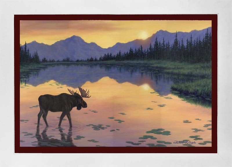 Robert Copple (American 1963) Hand Embellished Painting on canvas: Robert Copple (American 1963) Hand Embellished Painting on canvasHand Embellished Painting on canvas by Robert Copple Hand signed by the artist. Limited Edition of 8. On canvas image size Approx 22 x 