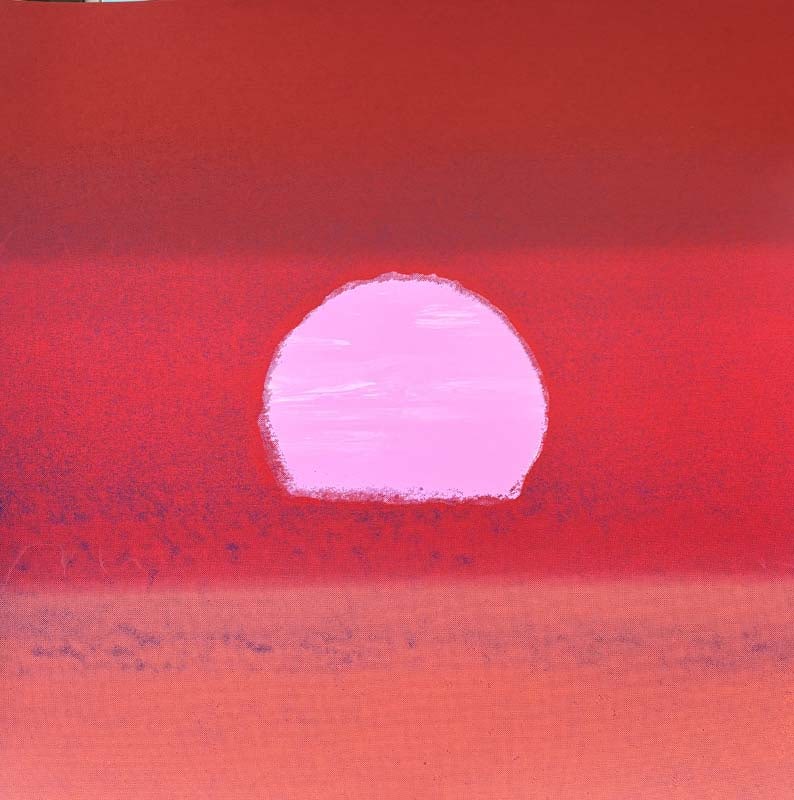 Andy Warhol (American, 1928-1987) from 1972 Sunset Unique Edition Original Serigraph Silkscreen in (1 of 1)