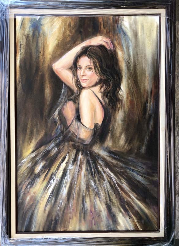 Oksana Grineva Original oil painting on canvas: Oksana Grineva Original oil painting on canvas. One of a kind original. Hand signed by the artist. 24 x 30 inches approx image size Includes certificate of authenticity. Custom framed. This work was p