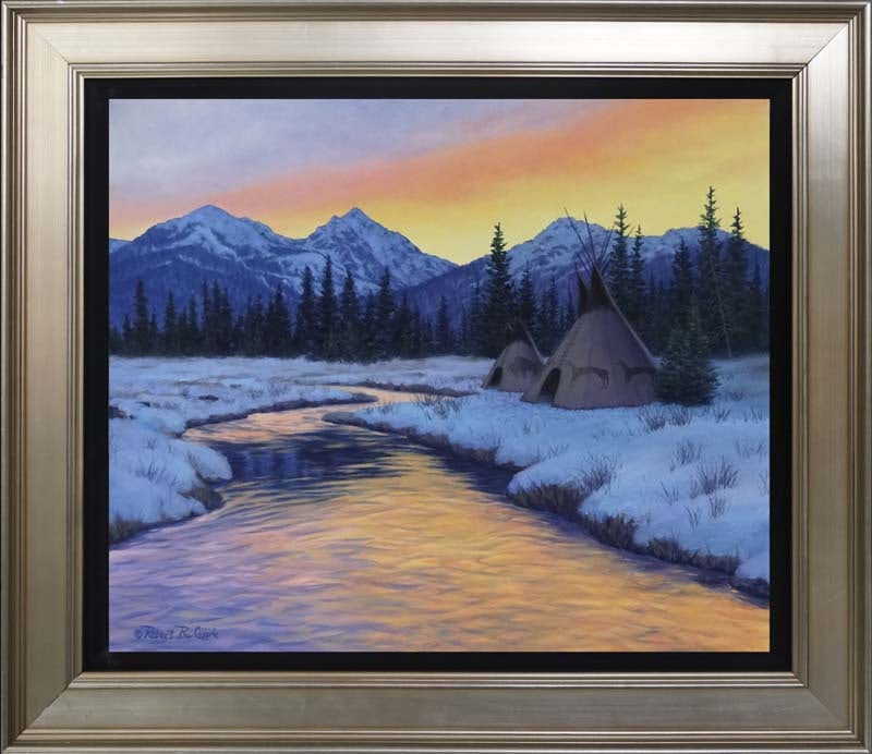 Robert Copple (American 1963) Hand Embellished Painting on canvas: Robert Copple (American 1963) Hand Embellished Painting on canvasHand Embellished Painting on canvas by Robert Copple Approx image size 22 x 28 inches. Hand signed by the artist. Includes certificate