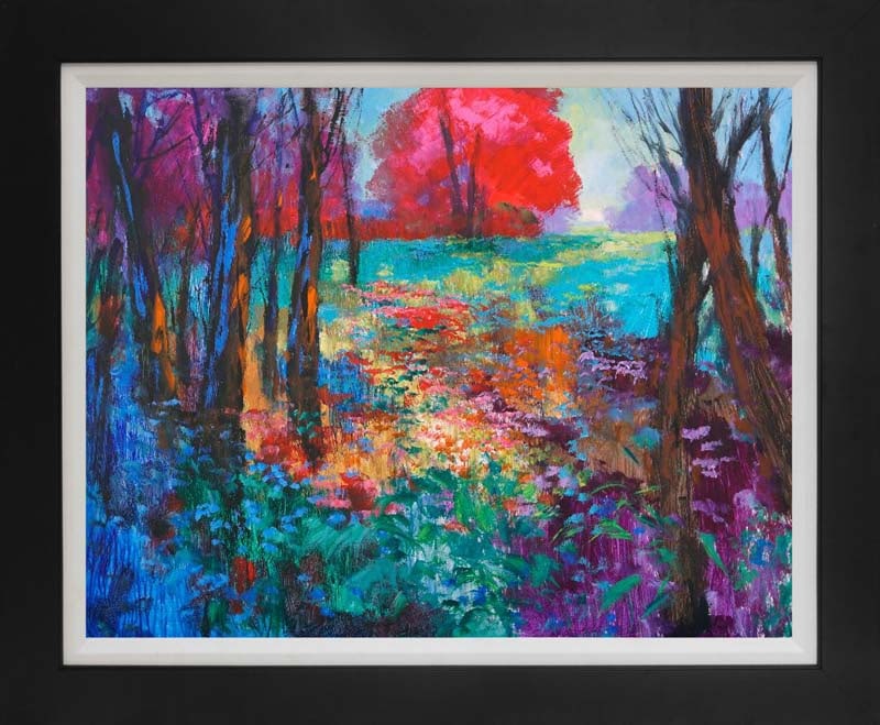 Michael Schofield (American 1947) Original Painting on canvas 48 x 60 inches image size landscape: Michael Schofield (American 1947) Original Painting on canvas One of a kind. Hand signed by the artist. Image size 60 x 48 approx. inches. Custom framed. Includes certificate of authenticity. This wor