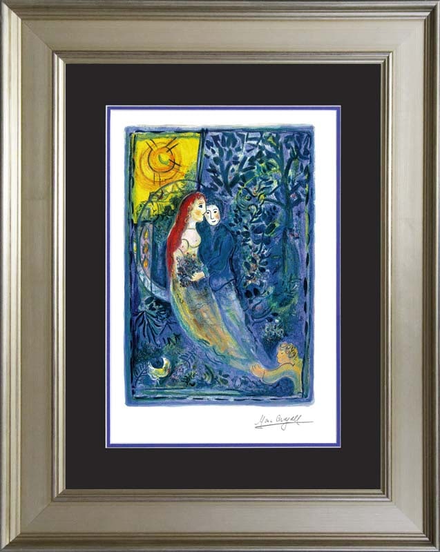 Marc Chagall (Russian-French 1887-1985) Marc Chagall Wedding Limited Edition Lithograph: Marc Chagall (Russian-French 1887-1985) Marc Chagall. Limited edition lithograph on archival watercolor paper the signature is in the plate. Certificate of Authenticity is included. Approx. 25x30 in. 