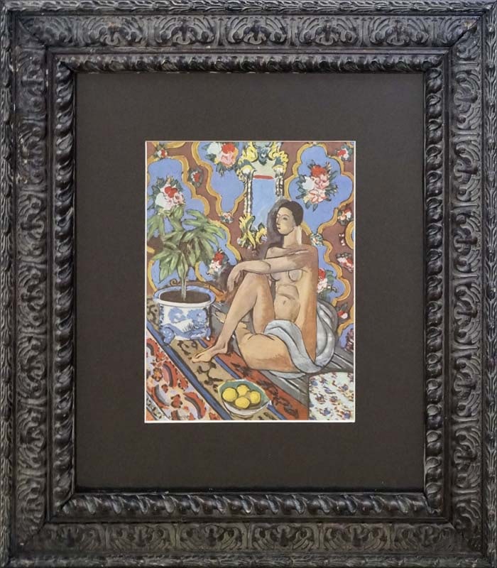 Henri Matisse (French 1869-1954) Color Plate Lithograph: Henri Matisse (French 1869-1954) Color Plate LIthograph from 1967 after Matisse Approx 24 x 20 inches Custom framed and includes documentation Art Artwork Artist.