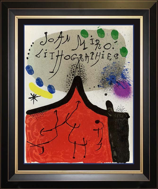 Joan Miro (Spanish 1893-1983) Original Lithograph 1968: Joan Miro (Spanish 1893-1983) Original Lithograph 1968Joan Miro Original Lithograph Printed in the 1968 by Mourlot Press. Custom framed. Includes a Certificate of Authenticity. Approx 24x20 inches. Ar