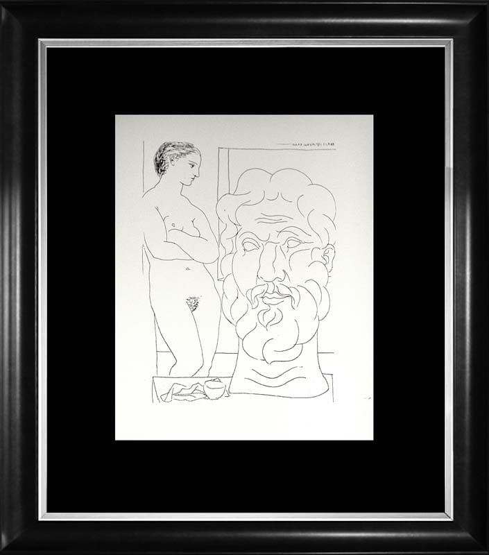Pablo Picasso (Spanish 1881-1973) Lithograph 1956 Mourlot Press Vollard Suite Pablo Picasso: Pablo Picasso (Spanish 1881-1973) Lithograph 1956 Mourlot Press Vollard Suite Pablo Picasso Lithograph 1956 Mourlot Press in Paris France. These 1956 Picasso Vollard Suite Lithographs are highly sough