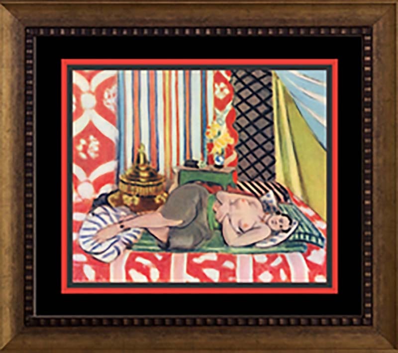 Henri Matisse (French 1869-1954) Color Plate Lithograph: Henri Matisse (French 1869-1954) Lithograph from 1948. The signature is in the plate. Art Artwork Artist.