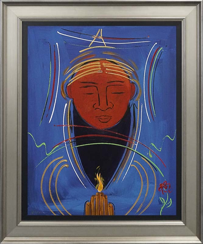 Gaylord Soli (American 1939) Original Painting on canvas by Gaylord Soli (American 1939): Gaylord Soli (American 1939) Original Painting on canvas by Gaylord Soli - Original acrylic on canvas One of a kind. Hand signed by the artist. Approx 24 x 30 inches image size. Includes Certificate