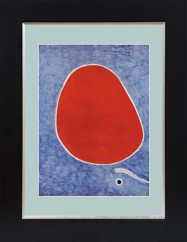 Joan Miro (Spanish 1893-1983) Color Plate Lithograph: Joan Miro (Spanish 1893-1983) Color Plate Lithograph Joan Miro 1959 Lithograph from Mourlot Press in Paris. Approx 20x24 inches. Professionally framed. Includes certificate of authenticity. Art Artwor