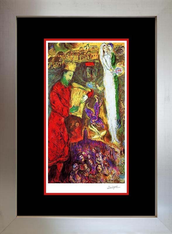 Marc Chagall (Russian-French 1887-1985) Marc Chagall King David Marc Chagall Lithograph Limited (1 of 1)