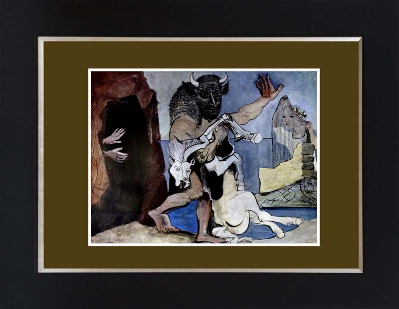 Pablo Picasso (Spanish 1881-1973) lithograph over 65 years old: Pablo Picasso (Spanish 1881-1973) Color Plate Lithograph. Approx 24x20 inches. Includes certificate of authenticity. Professionally framed. Art Artwork Artist.