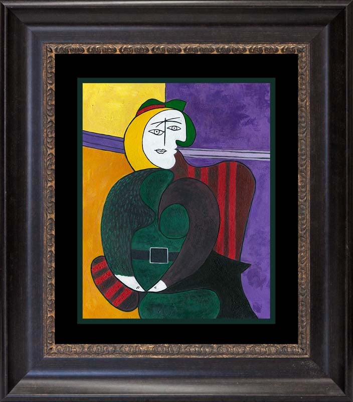 Pablo Picasso (Spanish 1881-1973) Woman in the Red Arm Chair Collection Domaine Picasso Limited: Pablo Picasso (Spanish 1881-1973) Woman in the Red Arm Chair Collection Domaine Picasso Limited Edition Pablo Picasso Woman in the Red Armchair. Collection Domaine the signature is in the plate. Signe