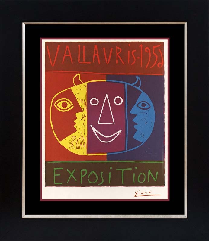Pablo Picasso (Spanish 1881-1973) Color Plate Lithograph: Pablo Picasso (Spanish 1881-1973) color Plate Lithograph Approx 24 x20 inches Custom framed and includes certificate Art Artwork Artist.
