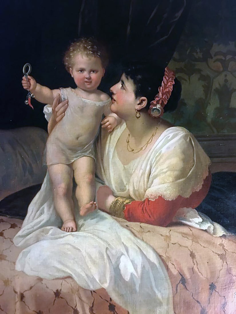 Emile Munier original oil: Emile Munier (2 June 1840 29 June 1895) Tenhnique: oil painting on canvasImage Size Measure: 99 x 74 cmSigned: E. Munier Emile Munier (2 June 1840 - 29 June 1895) was a French academic artist and stud