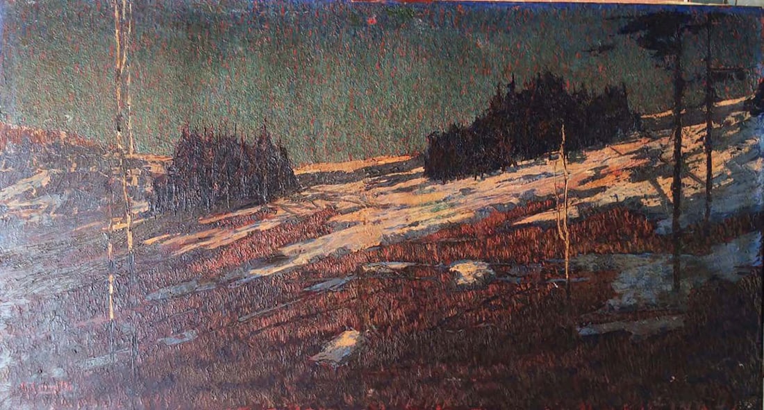 Guido Cinotti Original oil painting on canvas circa 1900 (1 of 1)