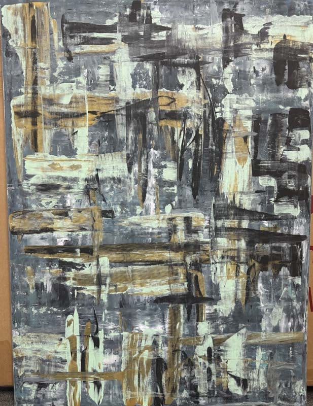 Original Painting on canvas by Art Chorny (American - Ukranian 1965) Abstract: Original Painting on canvas by Art Chorny (American - Ukranian 1965) AbstractOriginal Painting on canvas by Art Chorny Approx 30x40 inches One of a kind original Hand signed by the Artist and includes