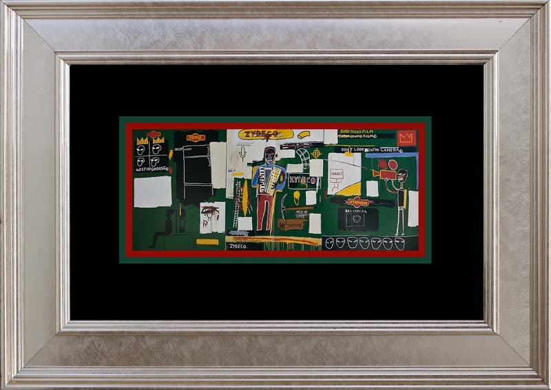 Jean-Michel Basquiat (American 1960-1988) Lithograph from 2005.: Jean-Michel Basquiat (American 1960-1988) Lithograph from 2005. Approx 20x22 inches. Includes documentation Professionally framed. Art Artwork Artist.