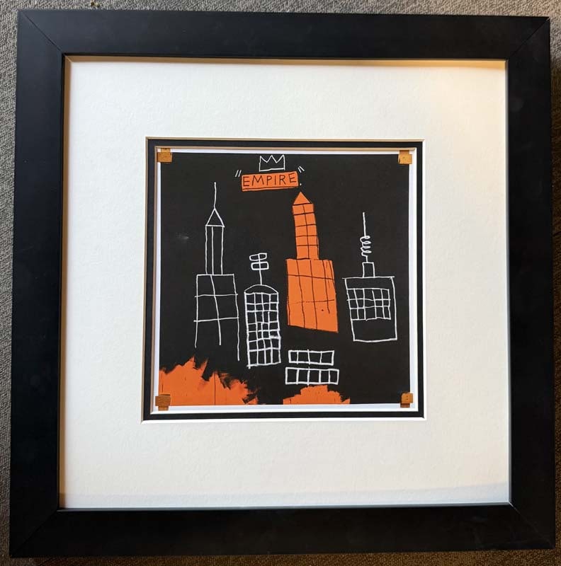 Jean-Michel Basquiat (American 1960-1988) Color Plate Lithograph (1 of 1)