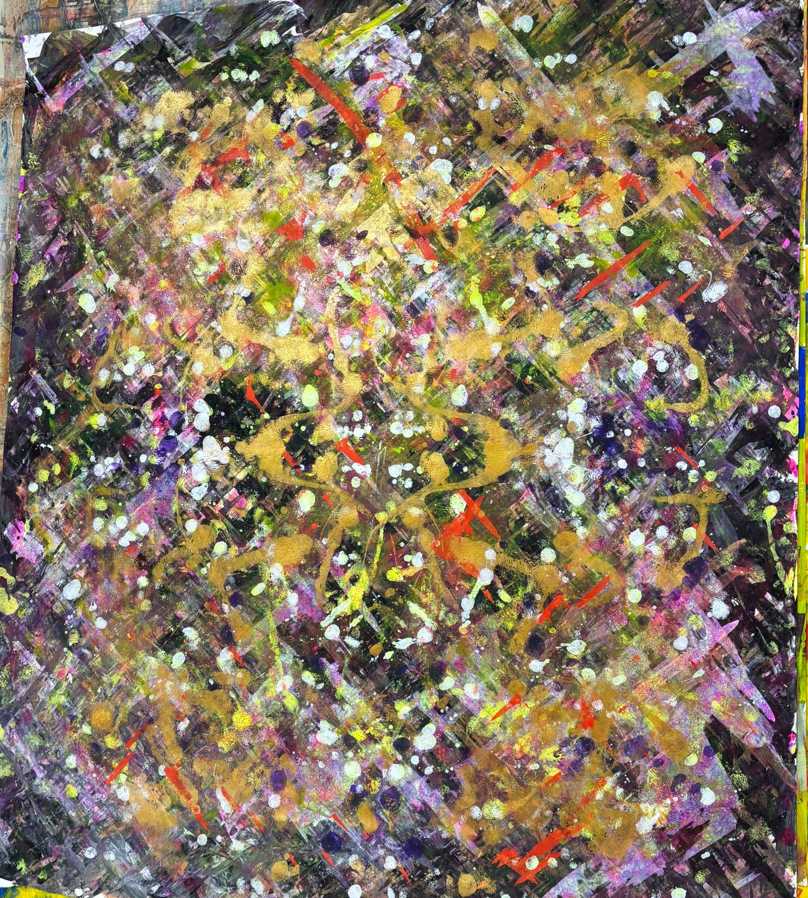 Original Painting on canvas by Art Chorny (American - Ukranian 1965) Abstract: Original Painting on canvas by Art Chorny Approx 30x40 inches One of a kind original Hand signed by the Artist and includes certificate of authenticity. Art Artwork Artist.